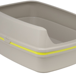 Moderna Litter Box-Lift to Sift-Jumbo-Warm Grey & Lemon