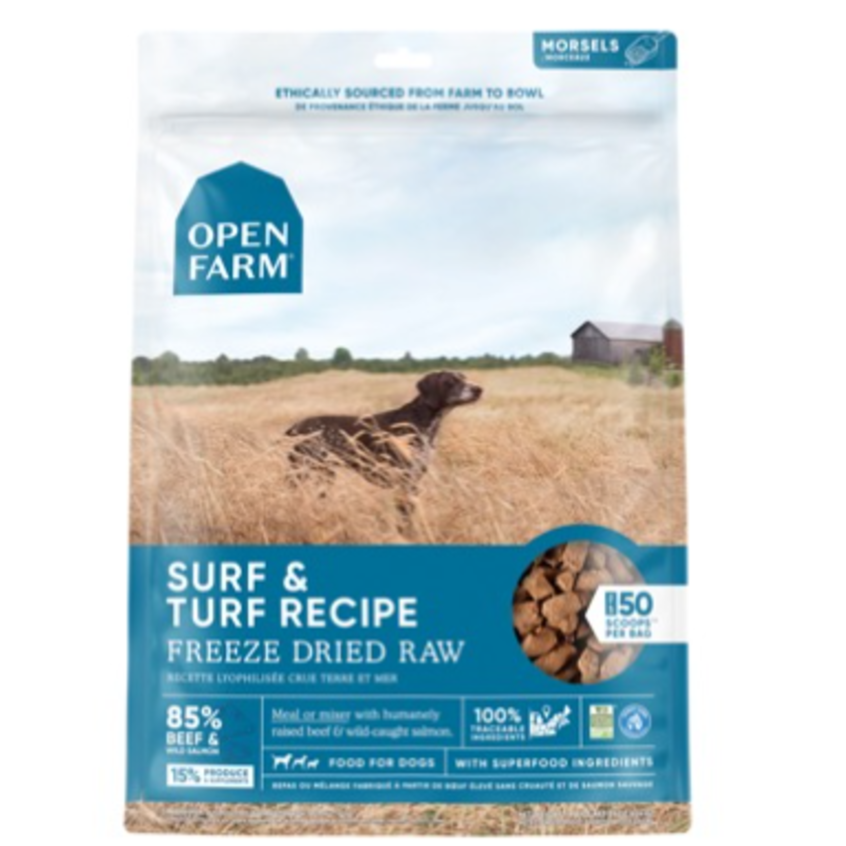 Open Farm Surf & Turf-Cru séché à froid - 13.5 oz