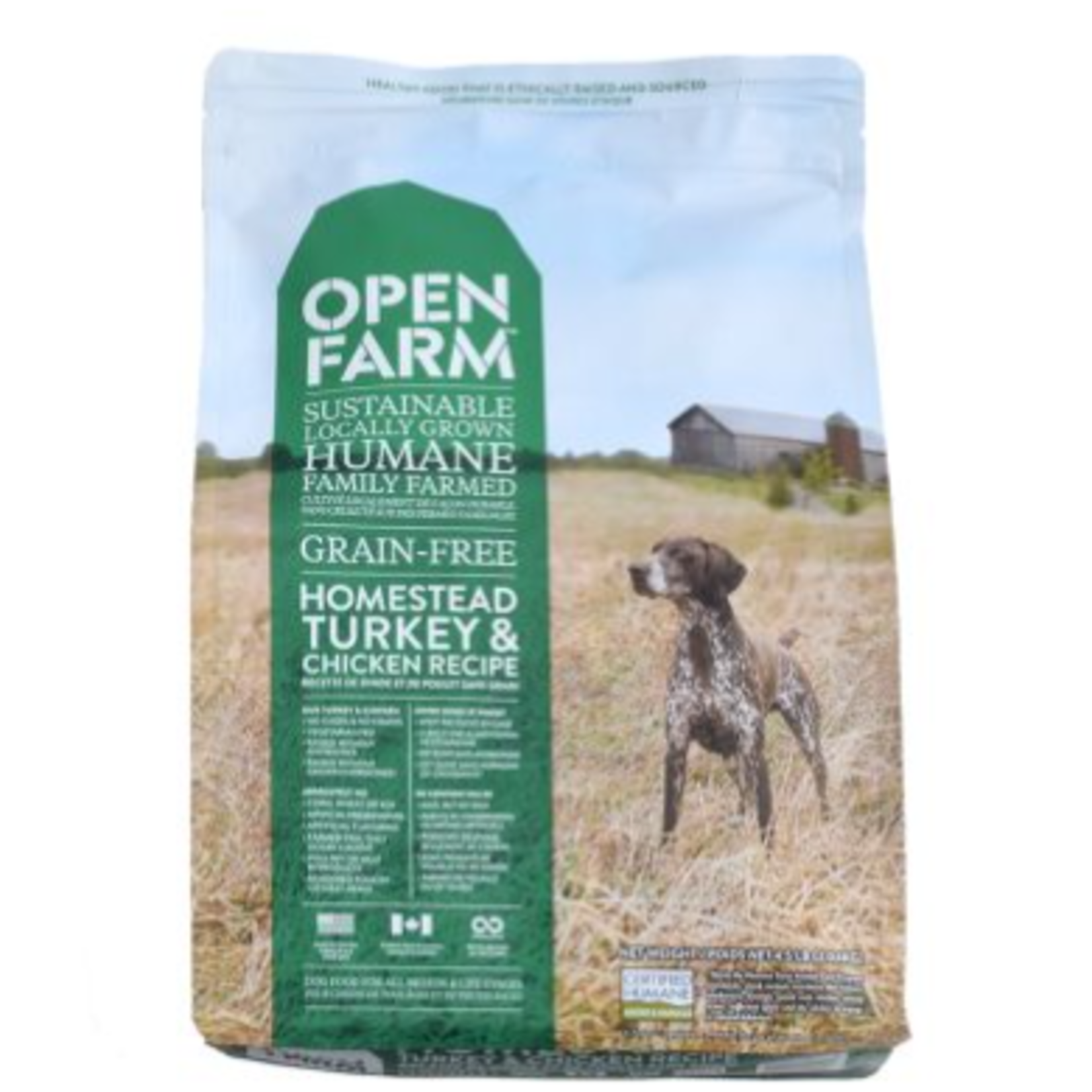 Open Farm Dinde et Poulet Homestead - S Grain - 11 lbs