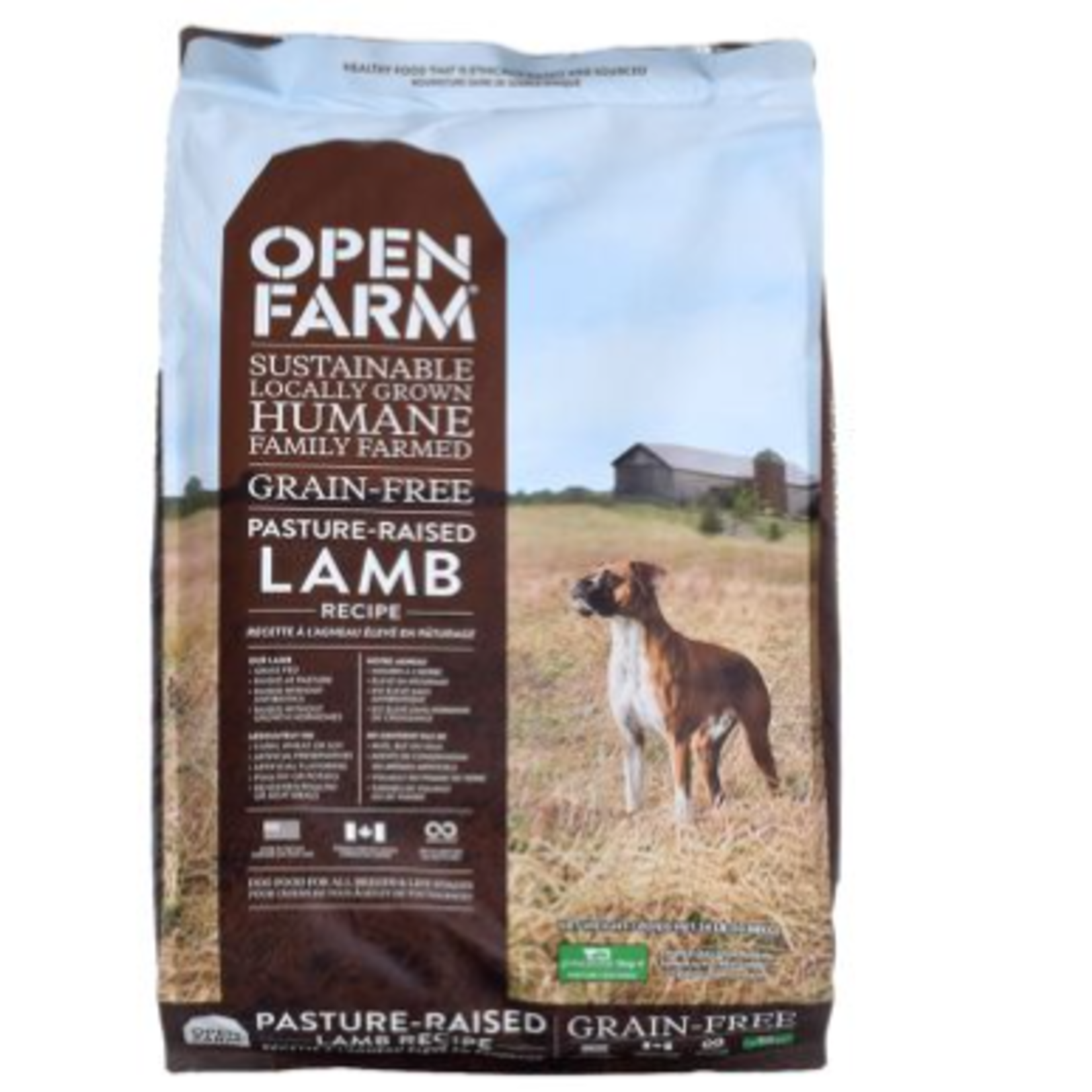 Open Farm Lamb raised on pasture - G Free