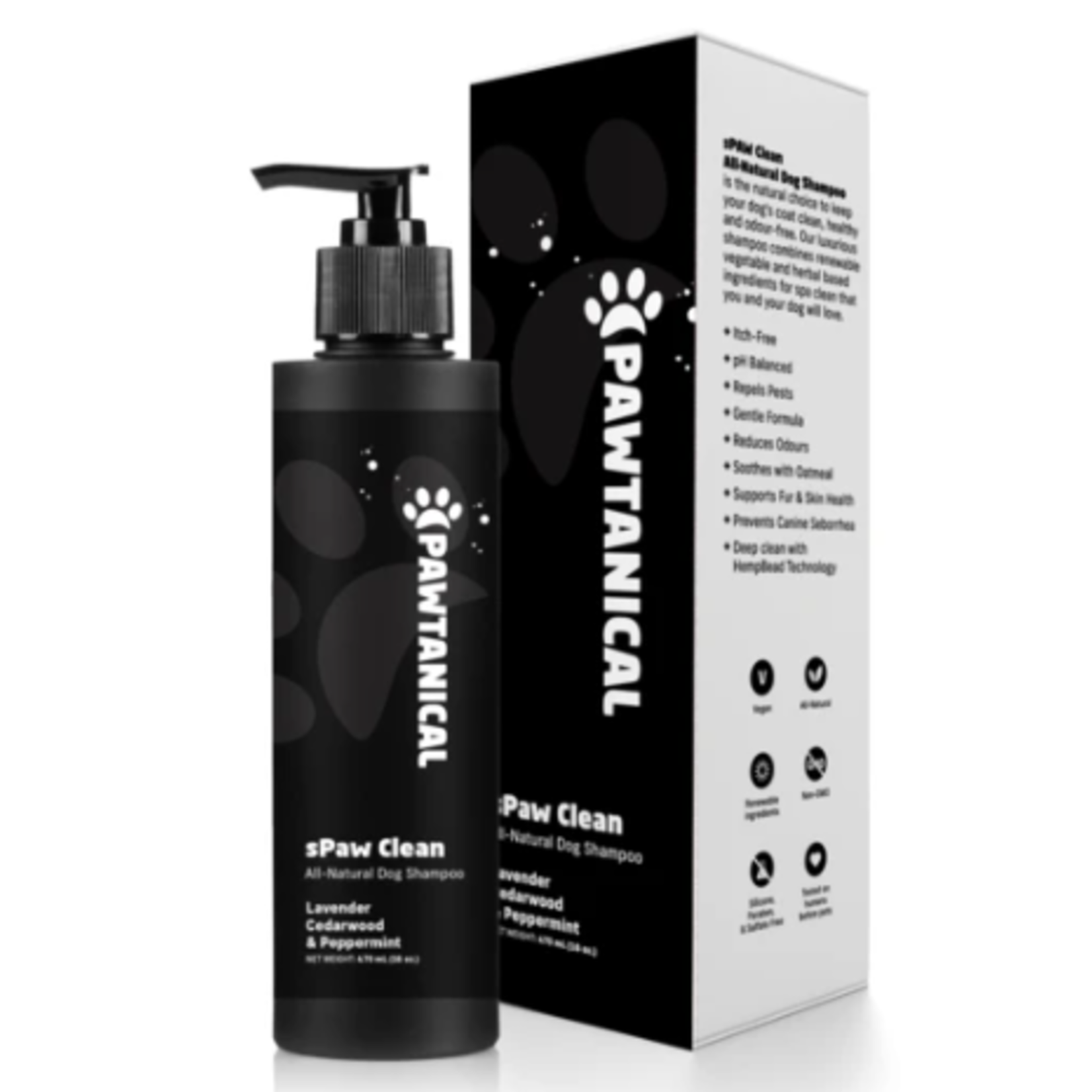 Pawtanical sPaw Clean · All-Natural Dog Shampoo