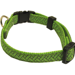 Hunter Brand Security Adjustable collar - from 8 to 11 in - Green Lattice