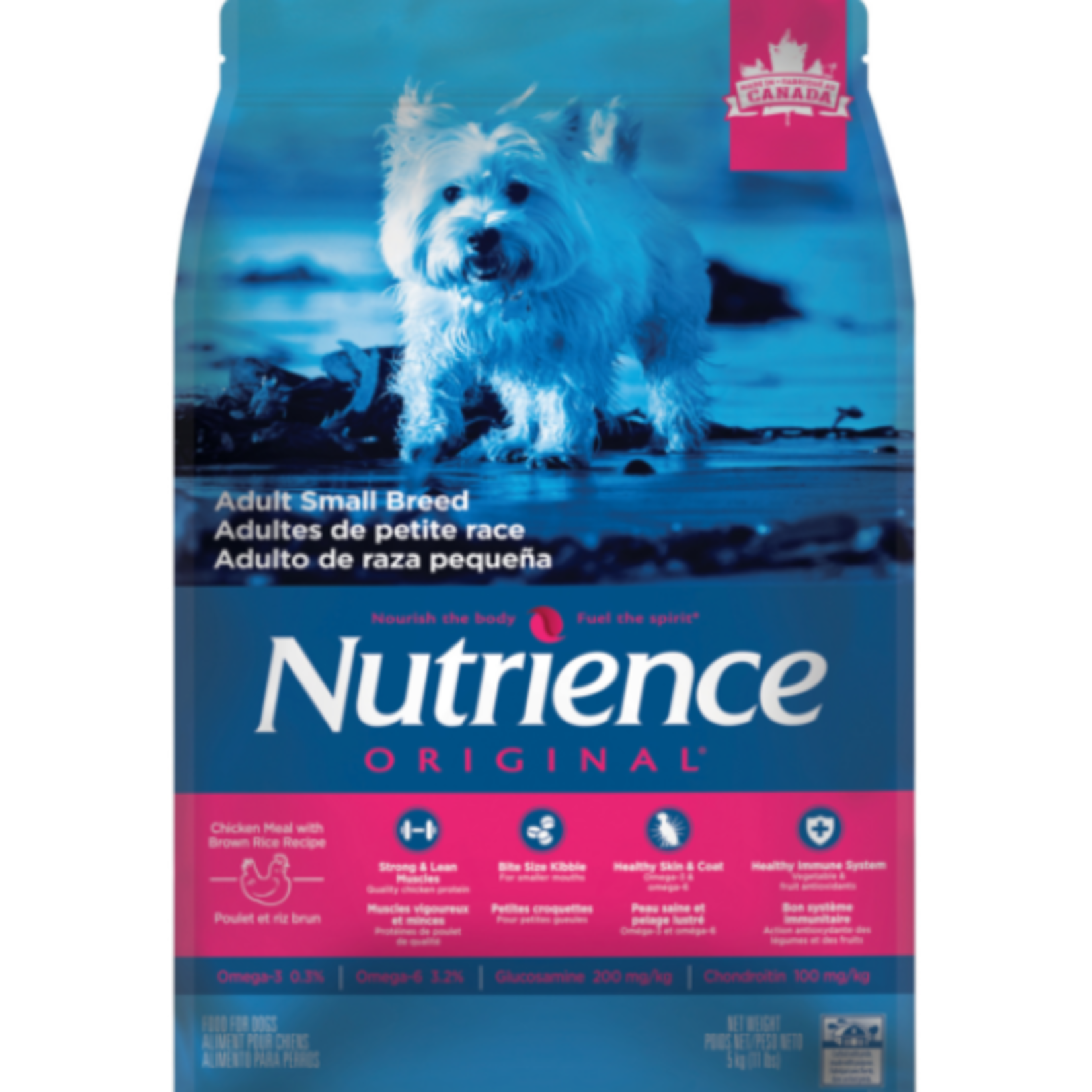 Nutrience Poulet avec riz brun - Original - Petite race - 11 lbs