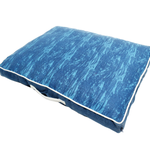 Resploot Matelas - Rectangulaire - Ocean profond - 80 x 60 x 8 cm