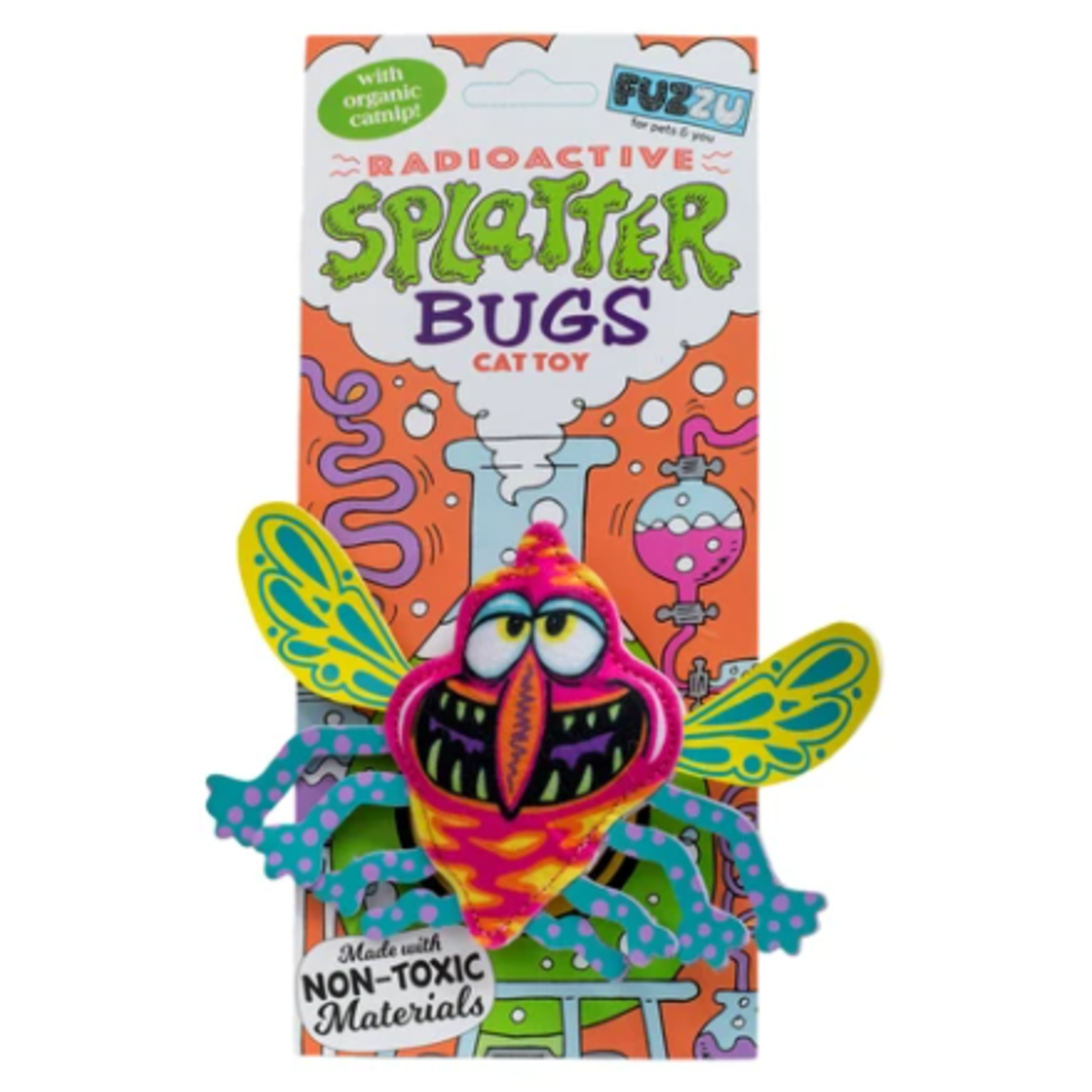 FUZZU Splatterbugs - Zinger Cat Toy