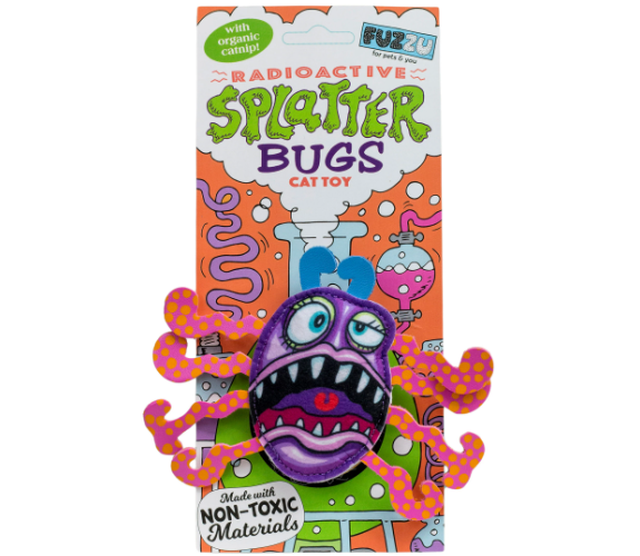 Fuzzu Splatterbugs Frazz Cat Toy Fuzzu Splatterbugs Frazz Cat Toy