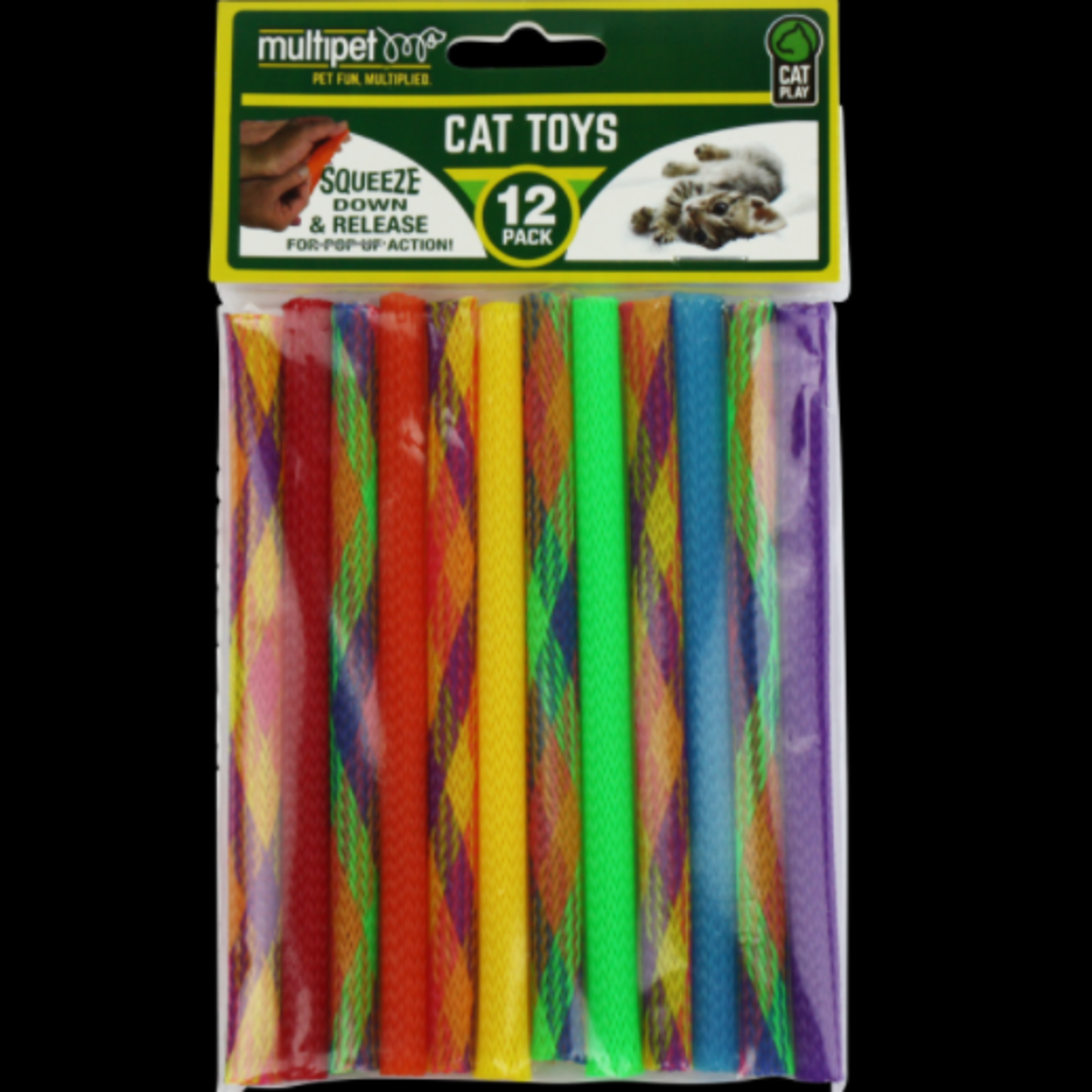 MultiPet Kitty Straws 7 in- pack of 12