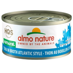 Almo HQS Natural-Tuna in Broth Atlantic Style-70g