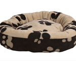 Trixie Sammy's Bed - round dia=50 cm - black and beige