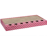 Trixie Scratching cardboard with toys- pink - 48 x 25 cm