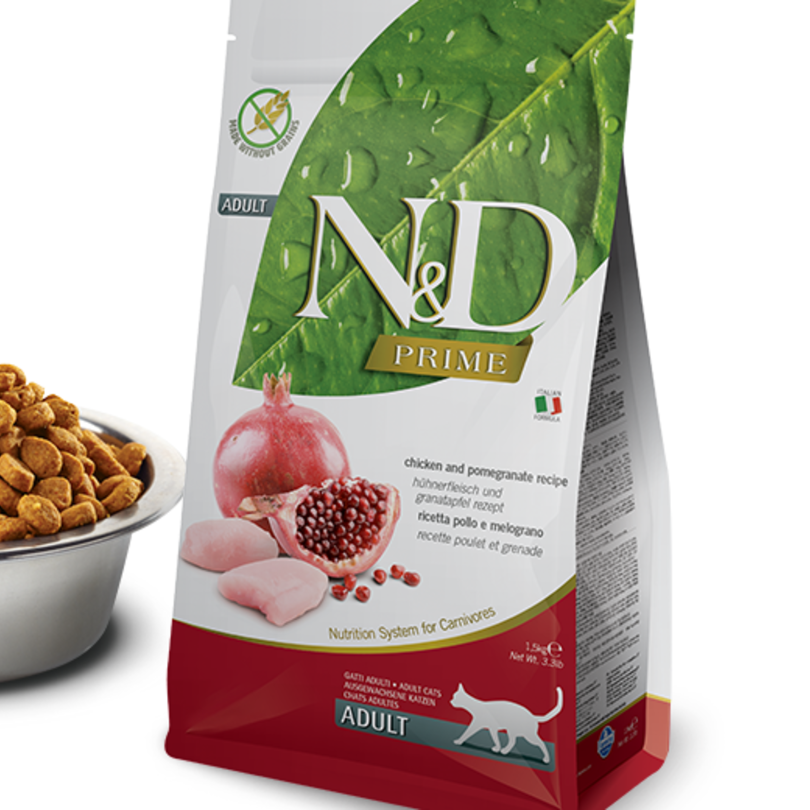 Farmina N&D-PRIME - Poulet & Grenade - S grain - 11 lbs