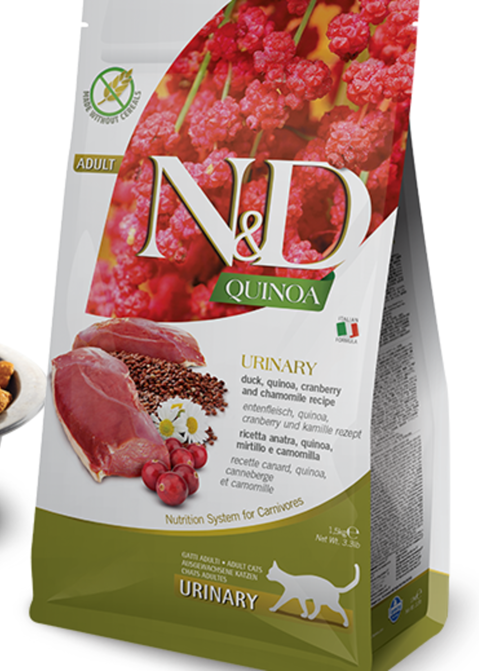 Farmina N&D - Quinoa - Urinary - Duck - G Free - 3.3 lbs