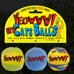 Ducky world Boules pour chat - herbe à chat - 2 po chacune - en paquet de 3