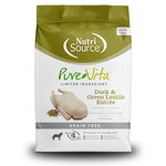 Nutri-Source Canard & Lentilles Vertes - PureVita -  S Grain - 15 lbs