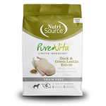 Nutri-Source Canard & Lentiles vertes - PureVita - S Grain - 5 lbs