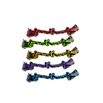 MultiPet Nuts for Knots - 3 Knot Rope - Assorted Colors - 15 in -  sold individually