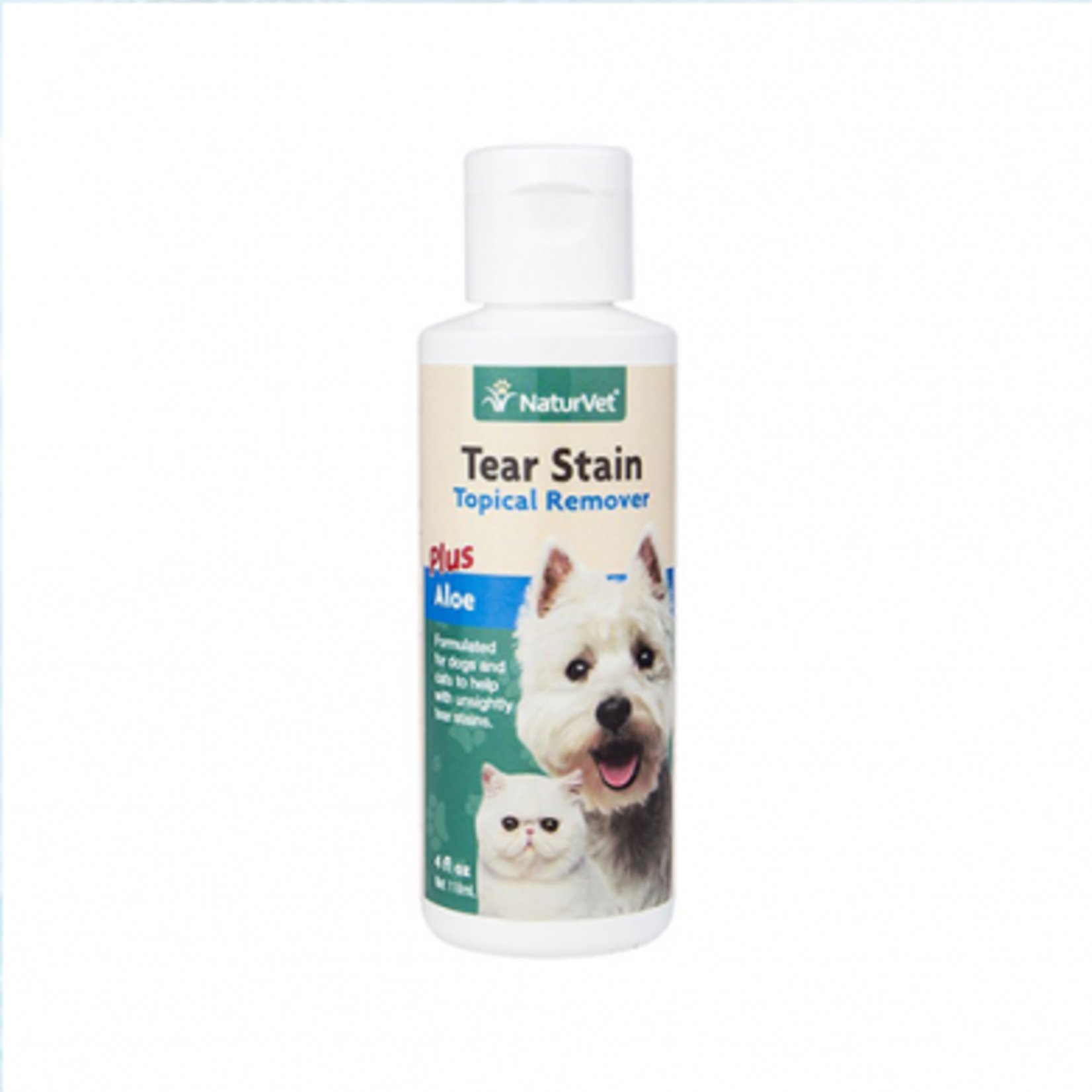 NaturVet Tear Stain Tropical Remover - 4 oz - Cat & dog