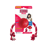 Kong Ball with Rope - Small Dog Toy