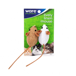 Ware Pet Lively Linen Mice - pack of 2
