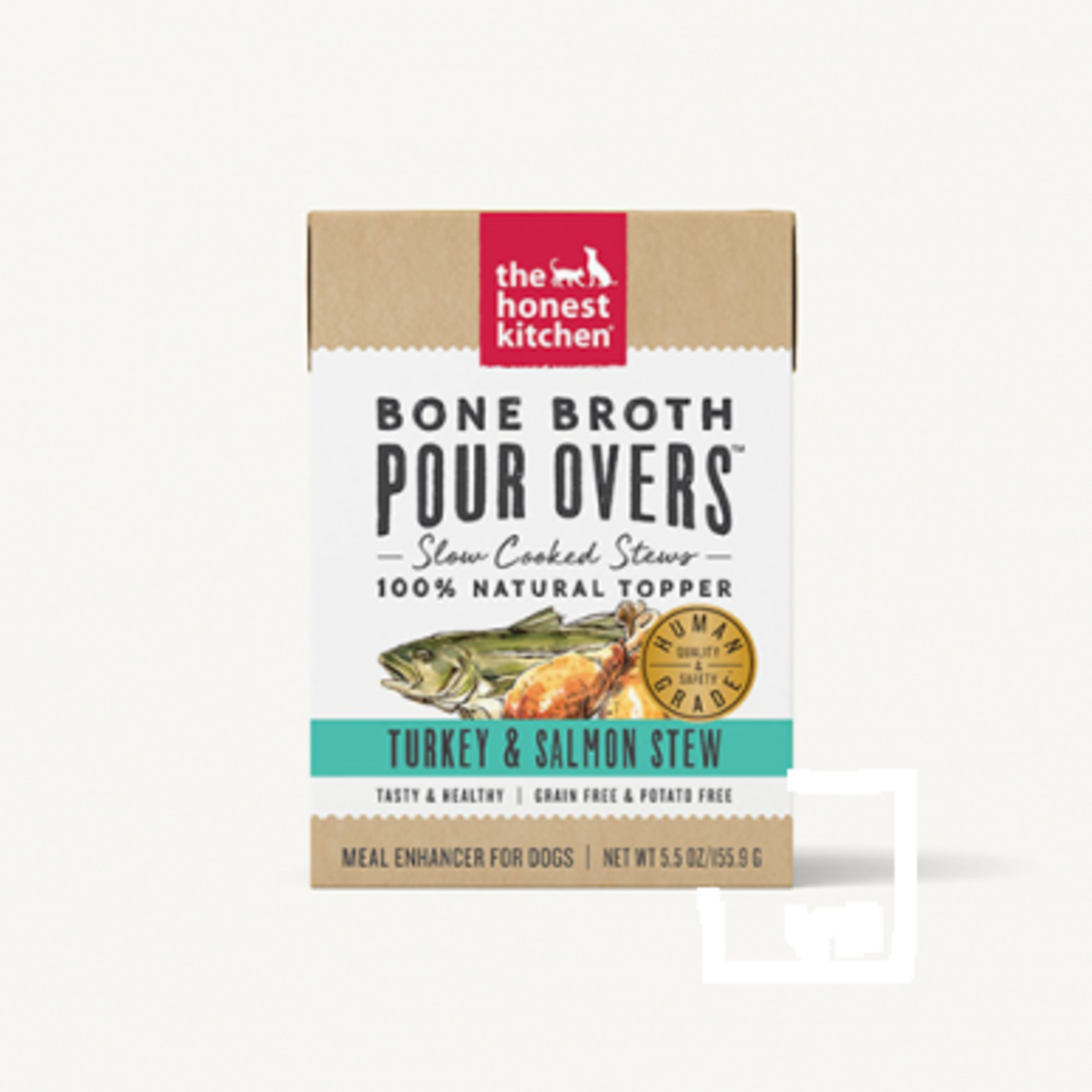 Honest Kitchen Turkey & Salmon-Bone Broth Pour Over - 5.5 oz