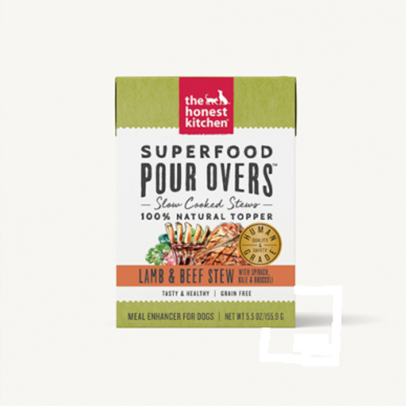 Honest Kitchen Ragoût d'agneau et de boeuf - superaliments - Pour overs - 5.5 oz