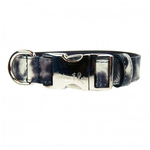 Hartman & Rose Contemporary Collar in Silver Leopard - fits to 12 in
