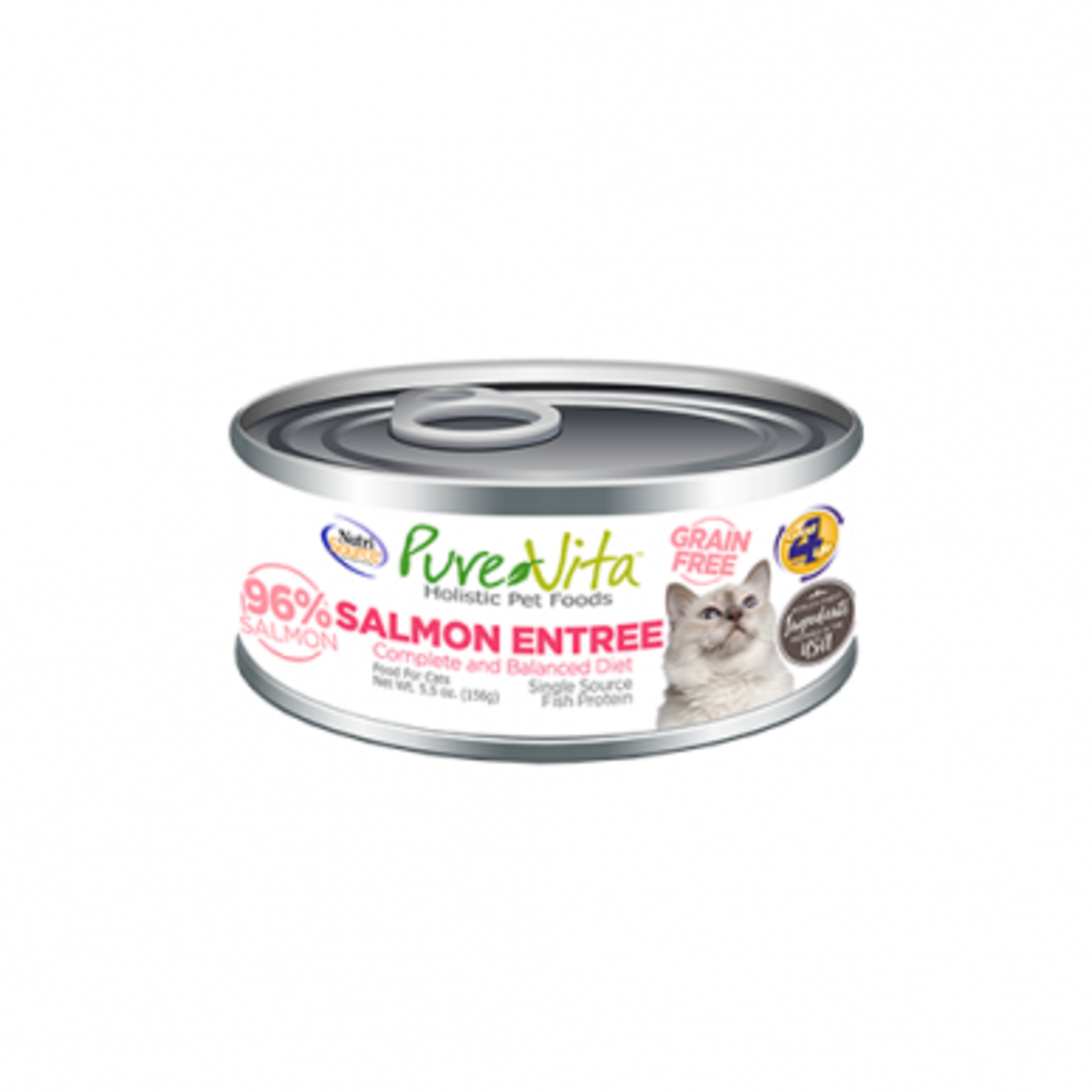 Nutri-Source PureVita™ Salmon Entrée - Wet Food - 156 g