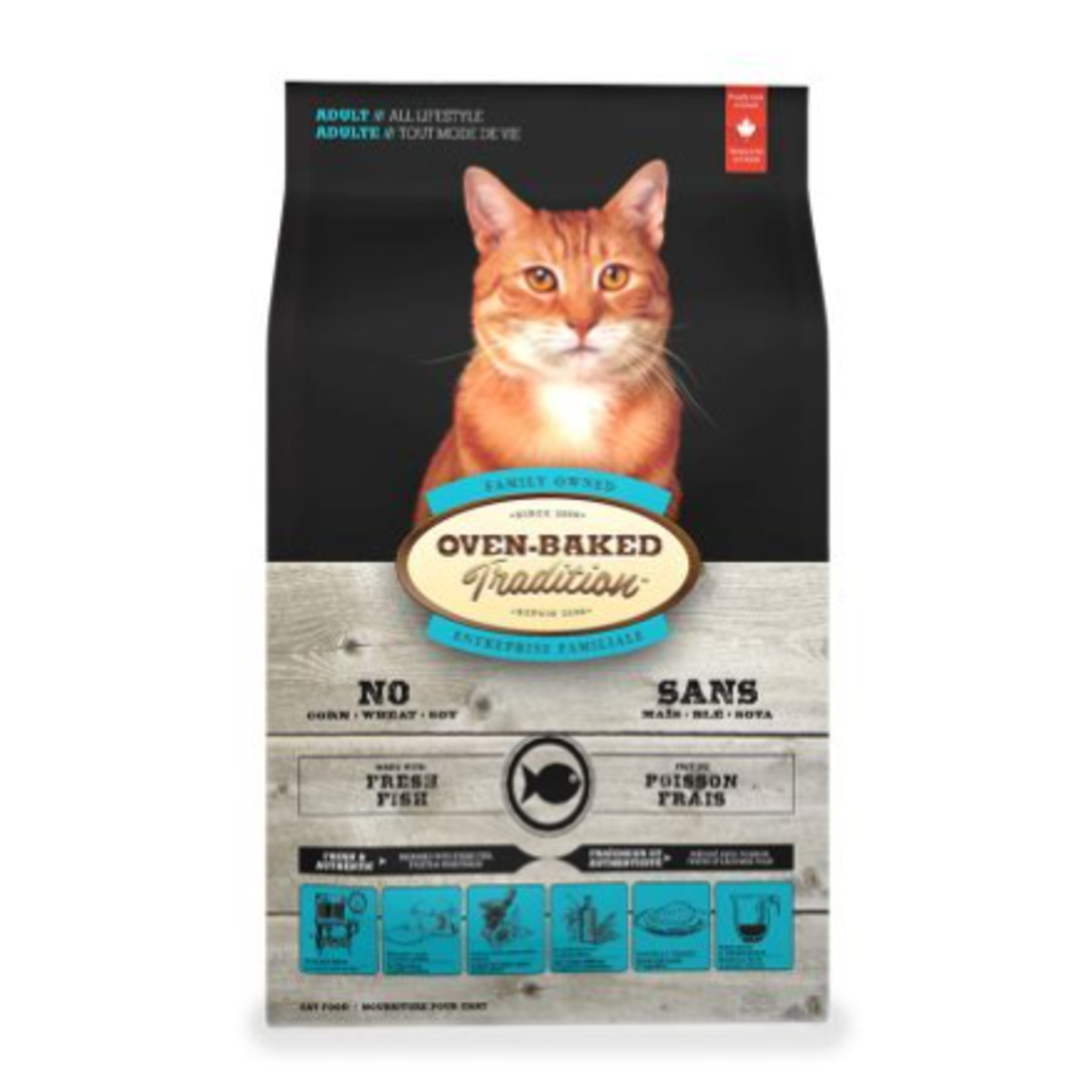 Oven-Baked Dry Cat Food - Fish - 5 Lbs