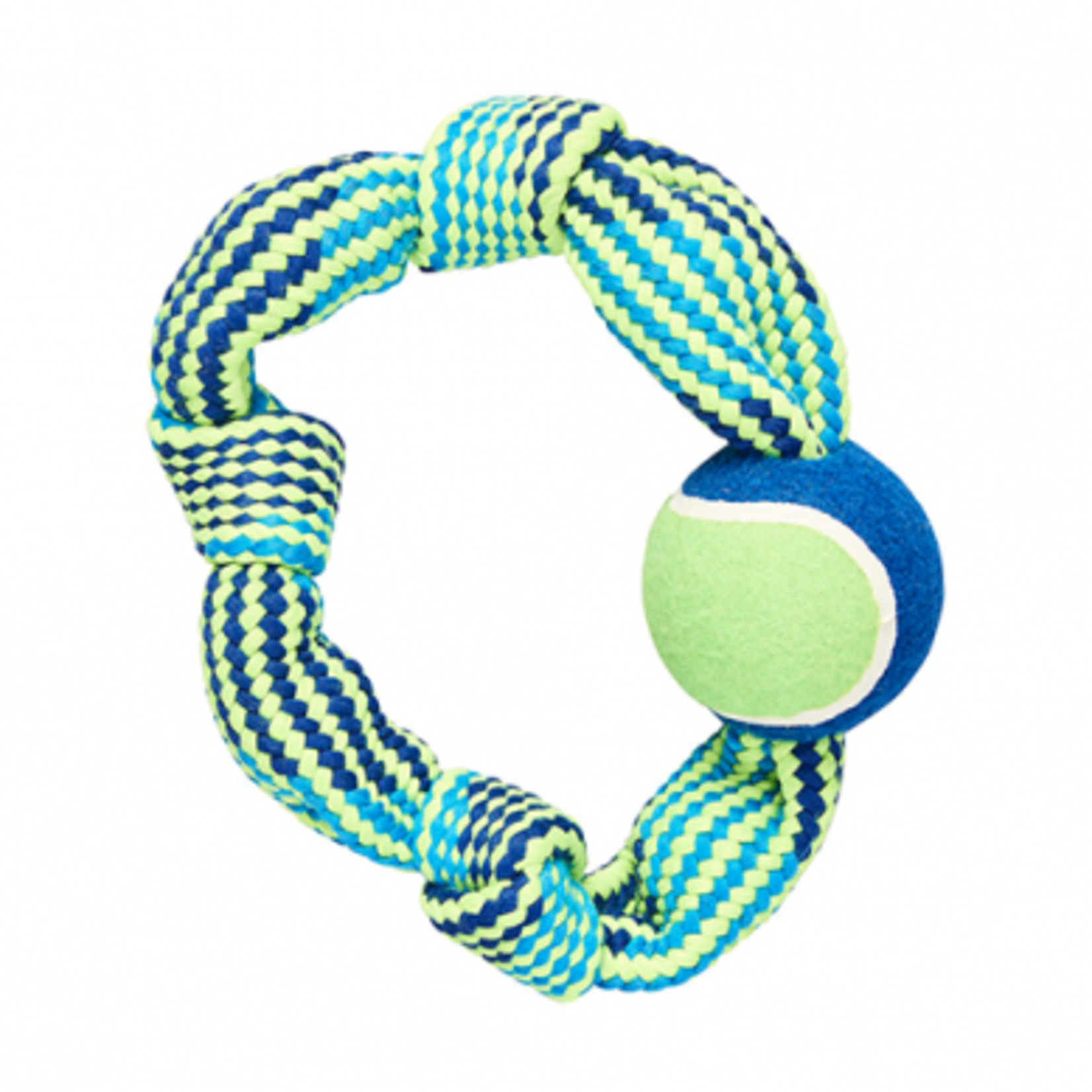 SPOT Colorful Rope Knot Ring - 13 in