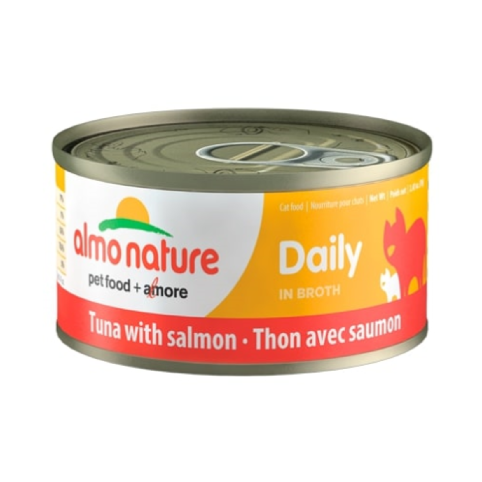 Almo Daily - Thon au Saumon en Bouillon - 70 g
