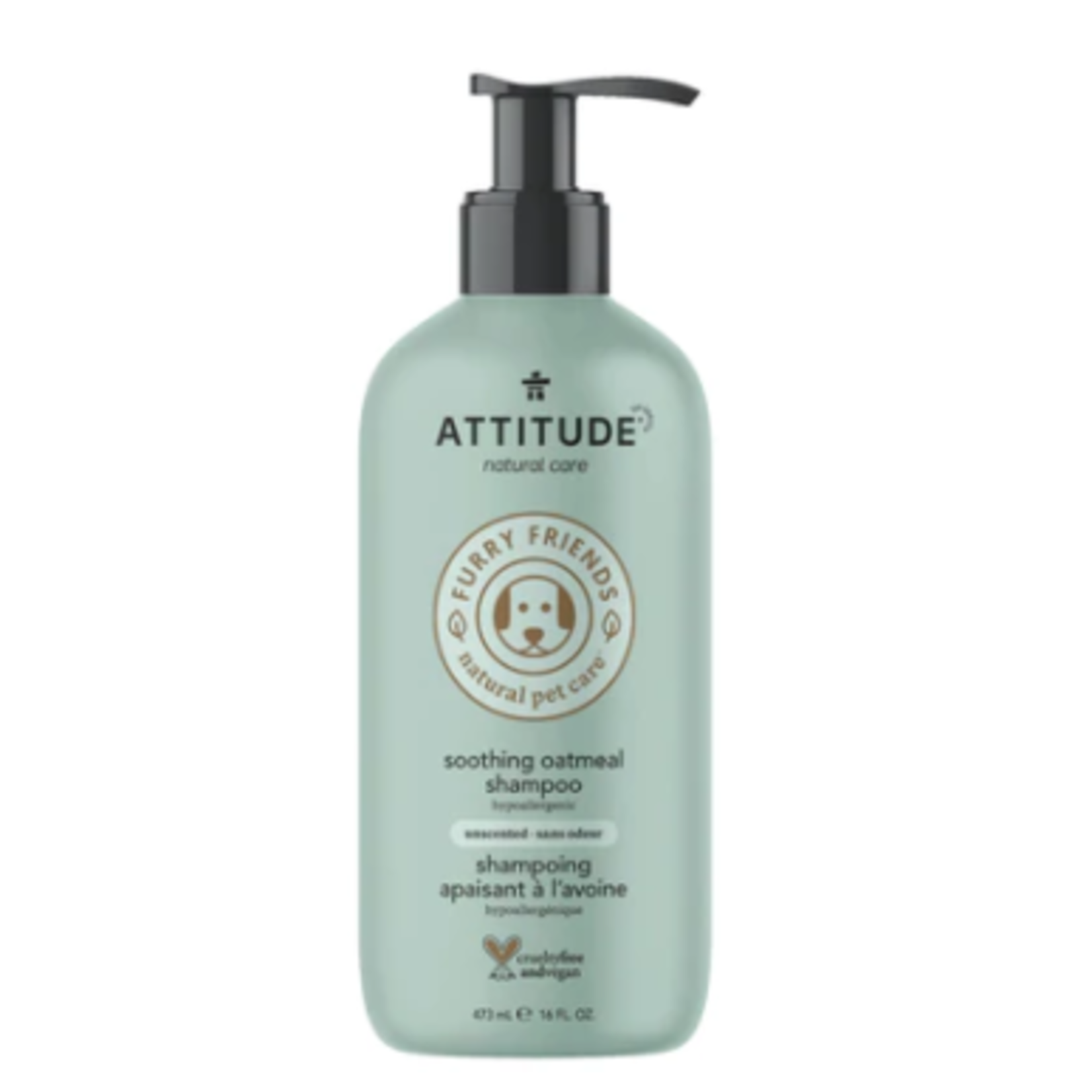 Attitude Natural Care Soothing Oatmeal Shampoo - Unscented - 473 ml
