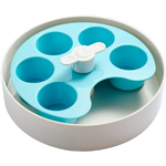 PDHF SPIN Interactive Slow Feeder Pet Bowl - Blue - 25 x 9.2 cm