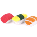 Pet P.L.A.Y. Feline Frenzy Plush Catnip - Sushi 3 pieces