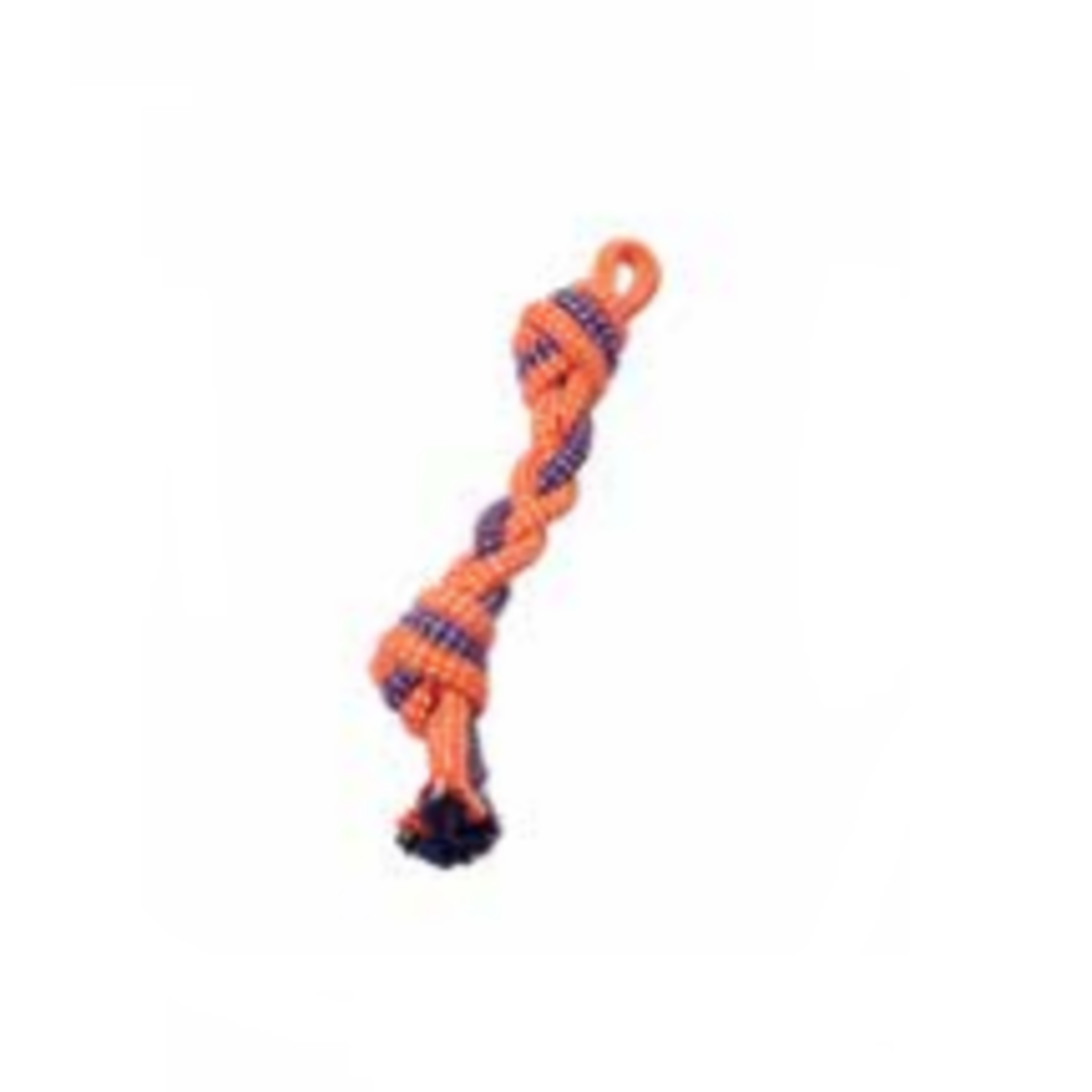 bud'z Corde tressée à 2 nœuds - orange et violet