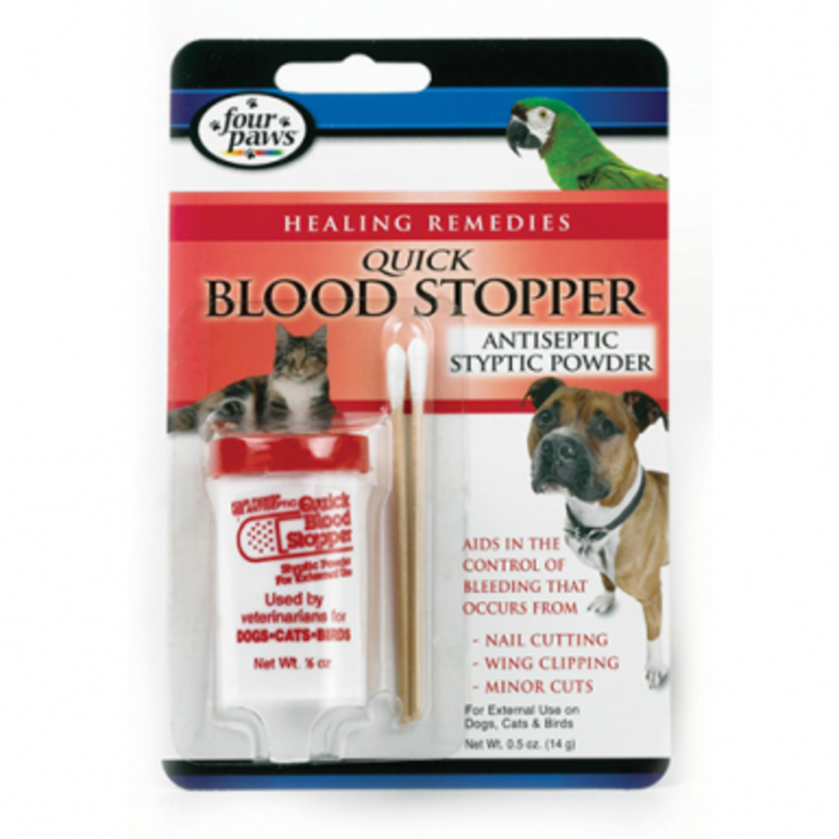 Four Paws Quickly Blood Stopper - Powder - 0.5 oz