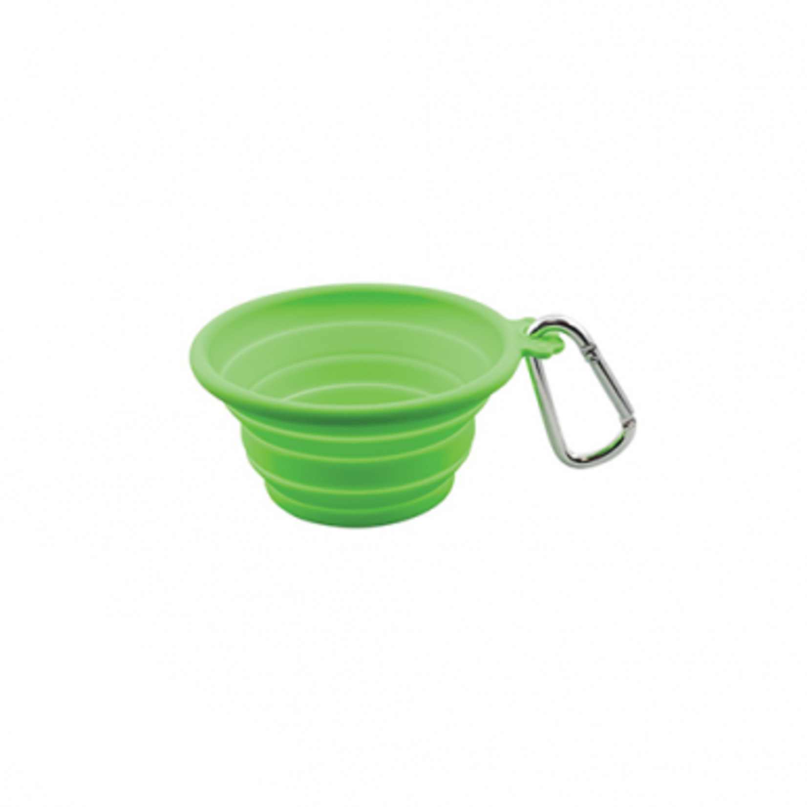 FouFou Brand Bol de Voyage Pliable en Silicone - Citron Vert