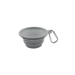FouFou Brands Silione Collapsible Travel Bowl - Grey