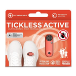 Tickless Active Rechargeable Ultrasonic Tick Repeller - Coral