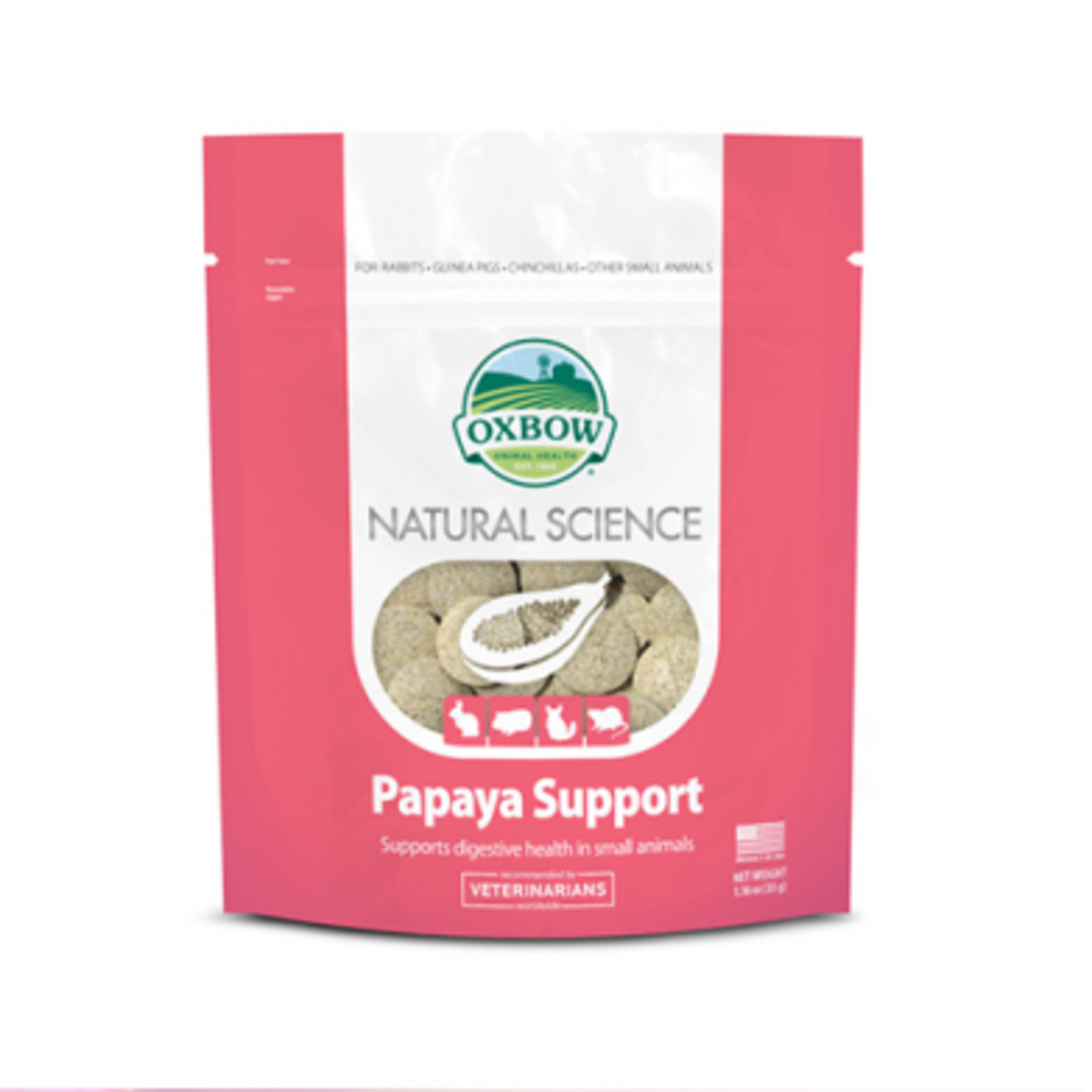Oxbow Natural Science - Papaya Support  - 60 items