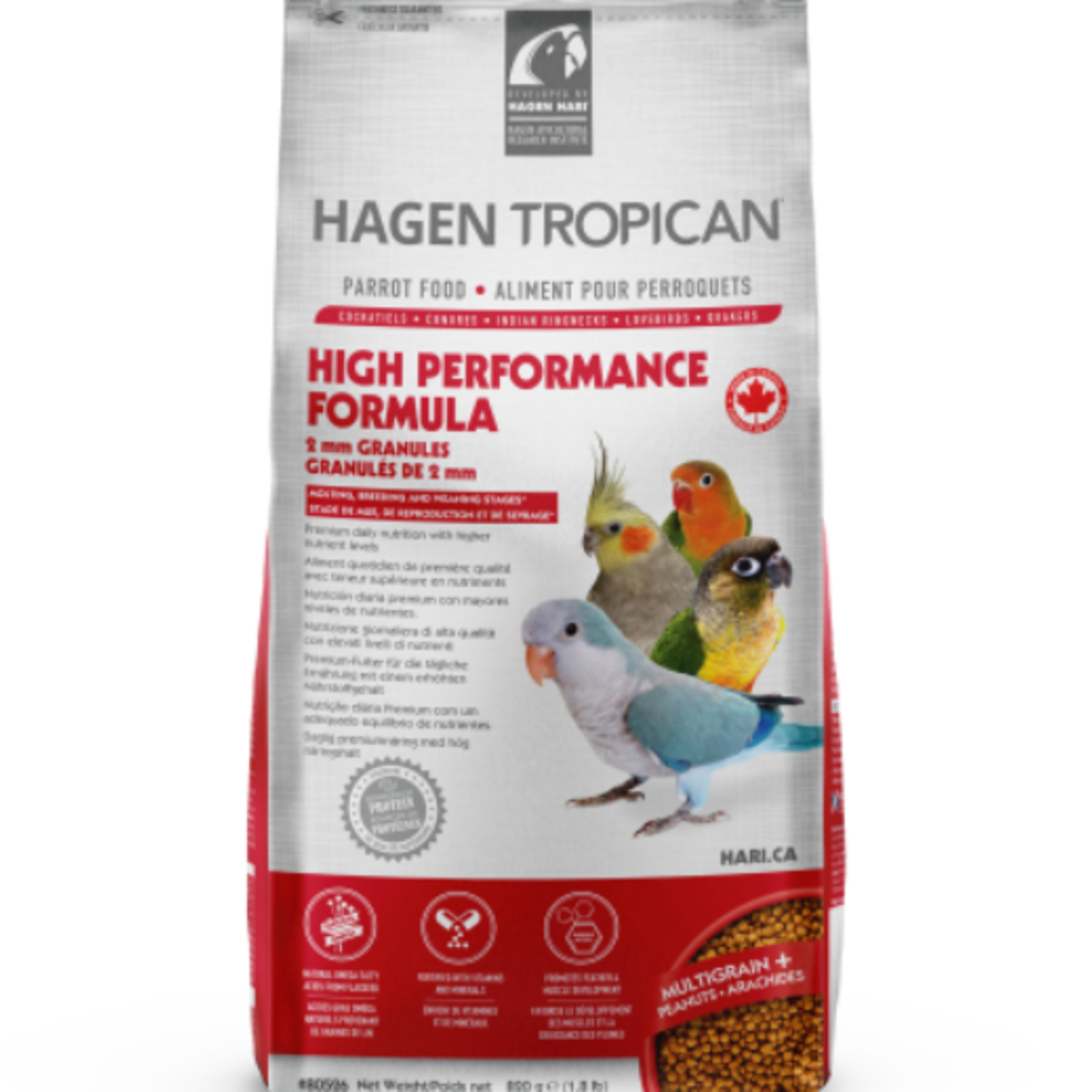 Tropican High Performance Granules for Parrots - 1.8 lb
