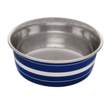 Dogit Stainless Steel Non-Skid Bowl - Blue Striped - 560 ml