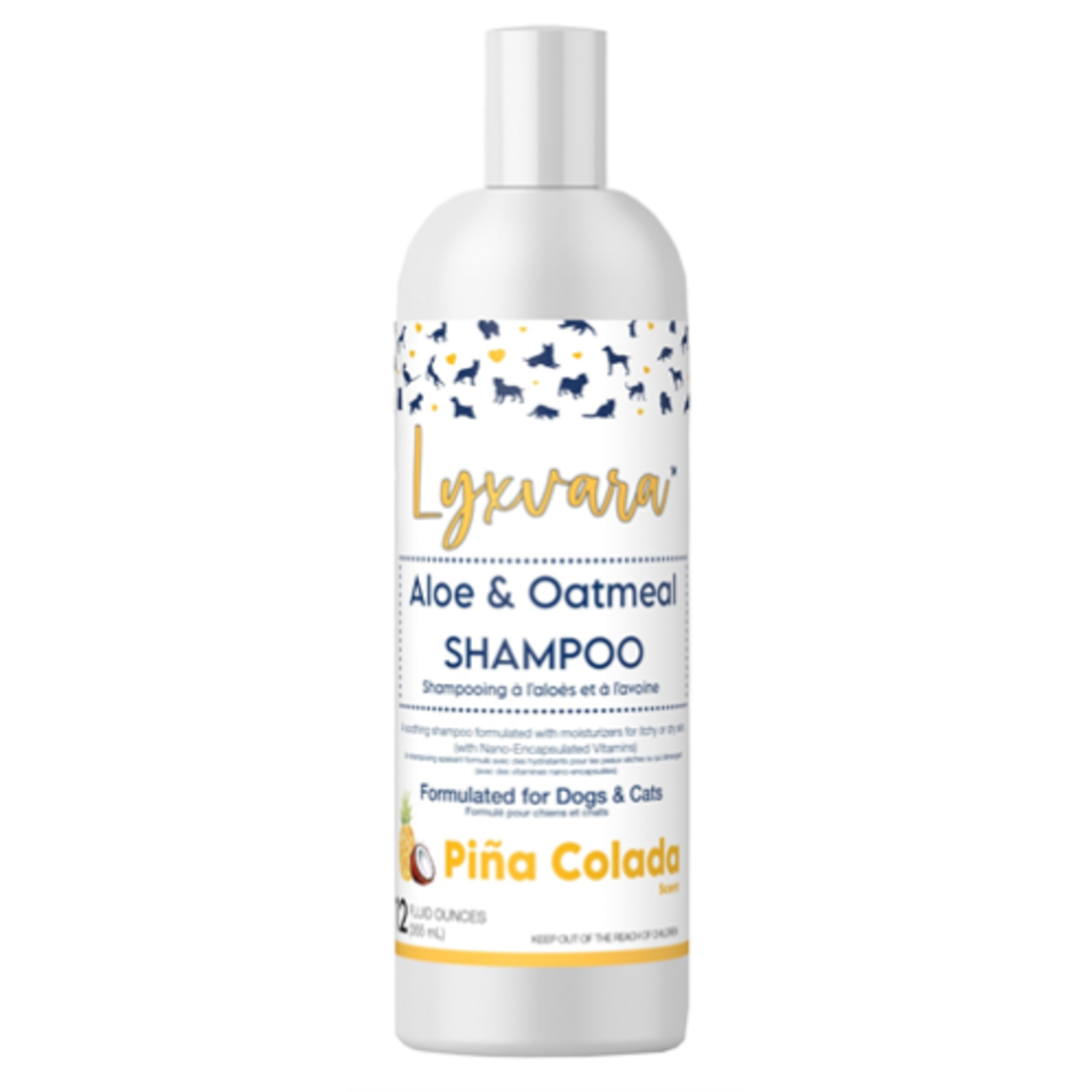 Lyxvara Hydratant - Shampooing Aloe/Avoine - Chien & chat - 355 ml