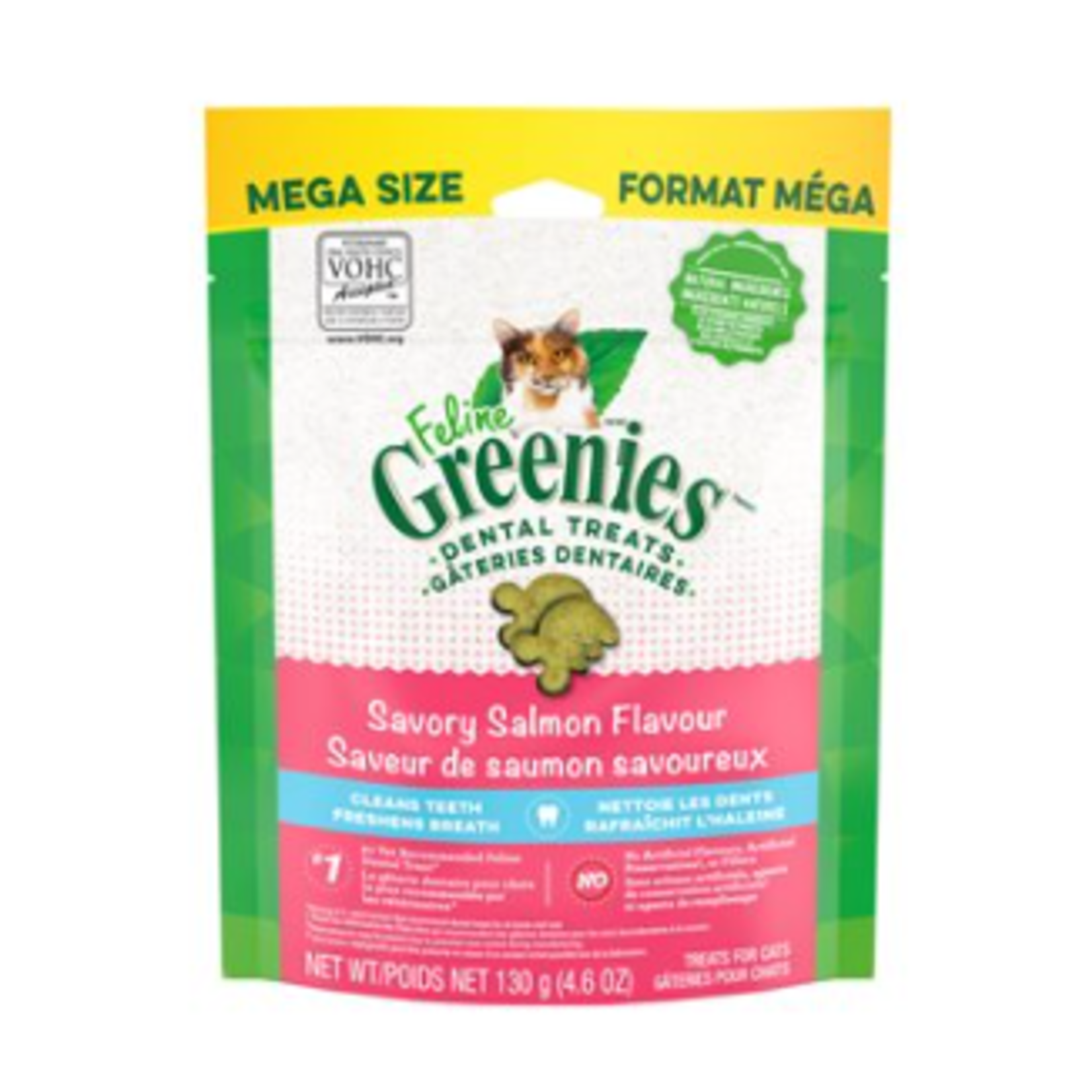 Greenies Feline Complete Dental Treat - Salmon -  4.6 oz