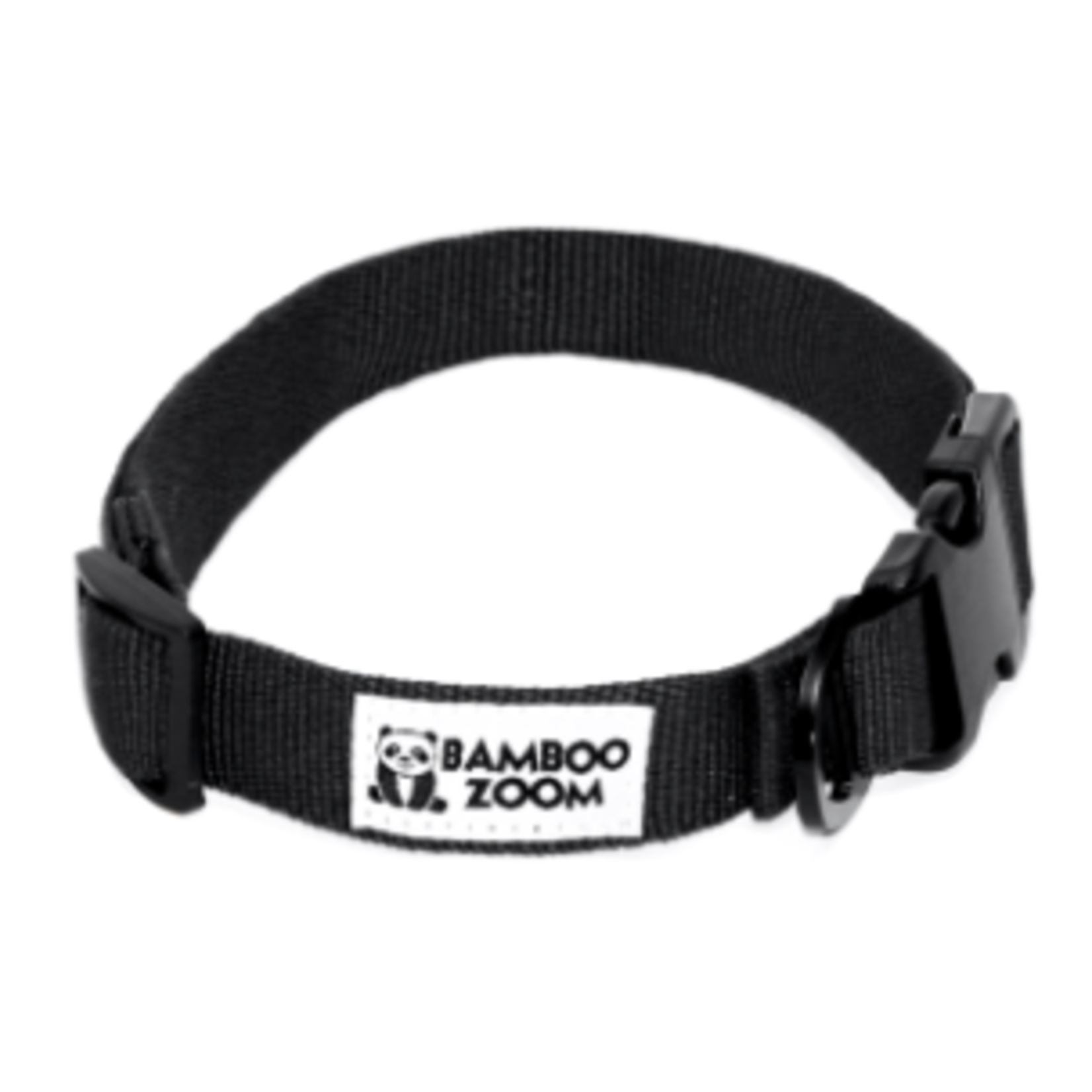 Bamboo Zoom Collar - Naturally antimicrobial bamboo fibers - Black