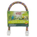 Living World Perchoir en coton multicolore - 16 mm de dia x 53 cm de long