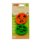 Living World Nibblers Slices Loofah Chews - pack of 2