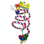 Living World Bungee Perch with Various Ropes and Chews - 12 in