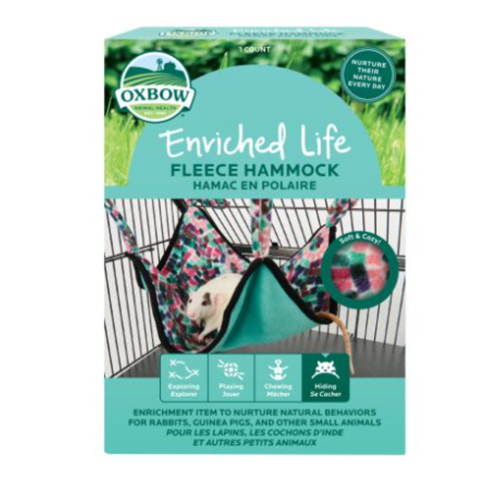Oxbow Enriched Life - Fleece Hammock - For Rodent
