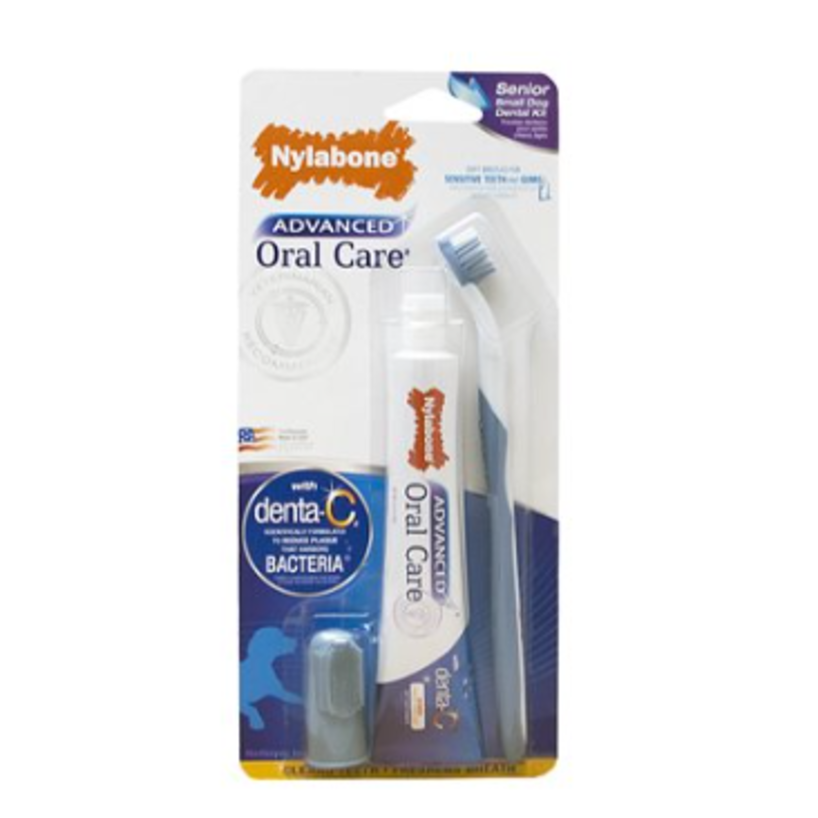 Nylabone Advanced Oral Care - Senior Dog - Dental Kit - Small