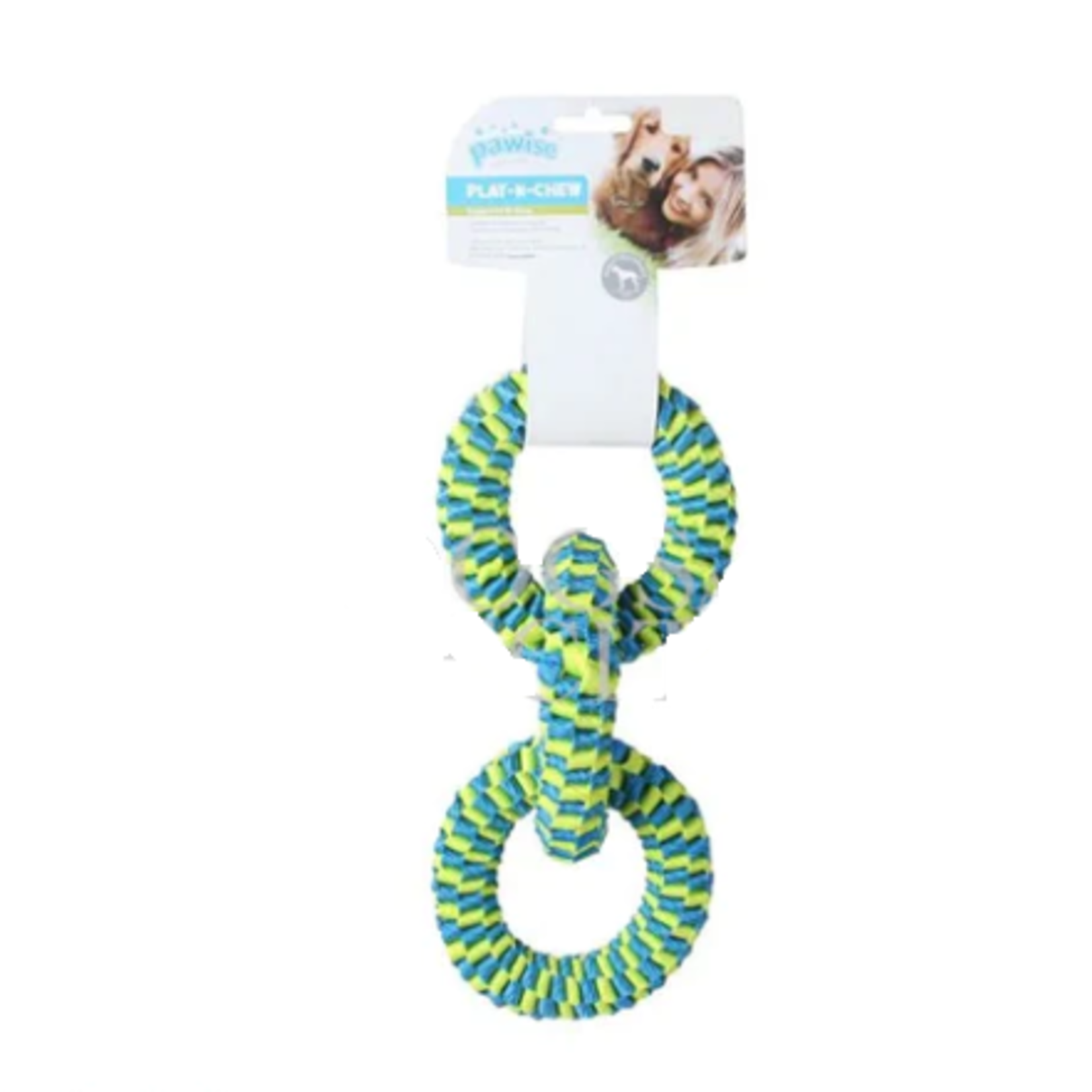 Pawise Nylon Braided - 3 Rings - Play and Chew - 12 po